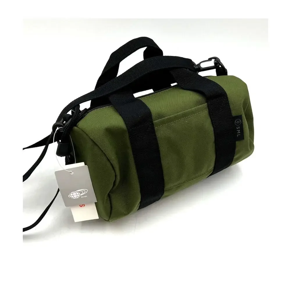 bPr BEAMS Mini Boston Shoulder Bag Olive Green Nylon